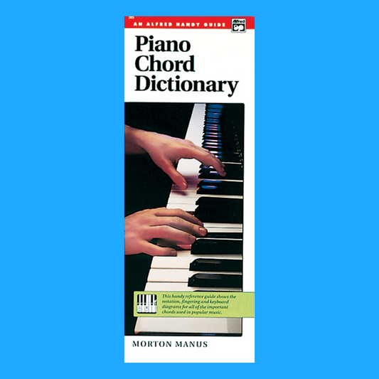Piano Chord Dictionary - Handy Guide Book