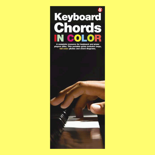 Keyboard Chords In Color - Handy Guide Book