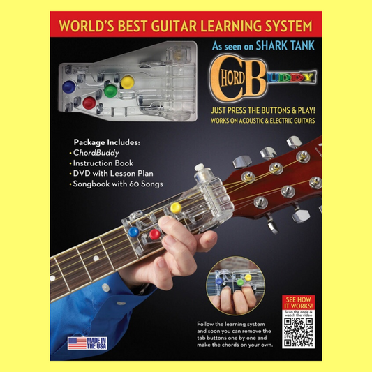 Chordbuddy Learning System - Revised Edition Book/Dvd/Device