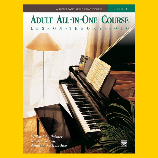 Alfred's Basic Adult All-in-One Piano Course - Book 3