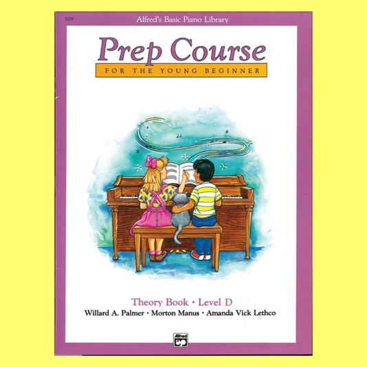 Alfred's Basic Piano Prep Course - Theory Level D Book