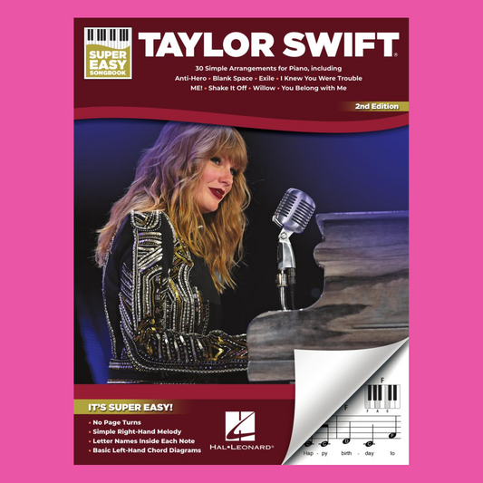 Taylor Swift - Super Easy Piano Songbook (2nd Edition)