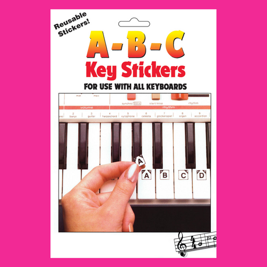 ABC Reusable Keyboard Stickers (42 Stickers)