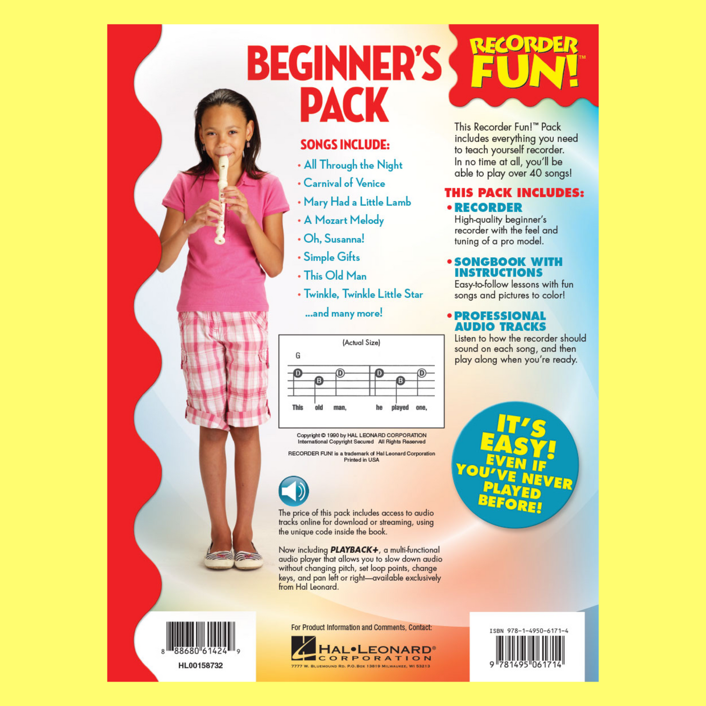Recorder Fun- Beginners Starter Pack with Book/Ola and Recorder
