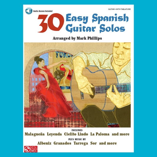 30 Easy Spanish Guitar Solos Book/Ola