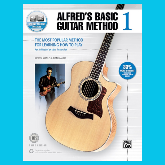 Alfred's Basic Guitar Method 1 Book/Ola (Third Edition)