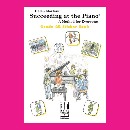Succeeding At The Piano - Grade 2B Sticker Book