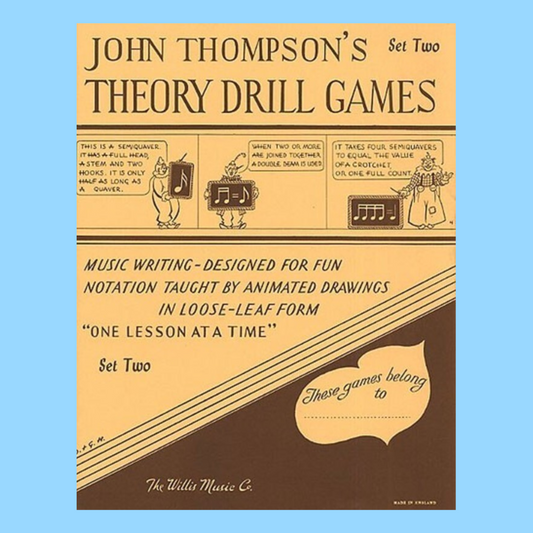 John Thompson's Theory Drill Games - Set 2 Book