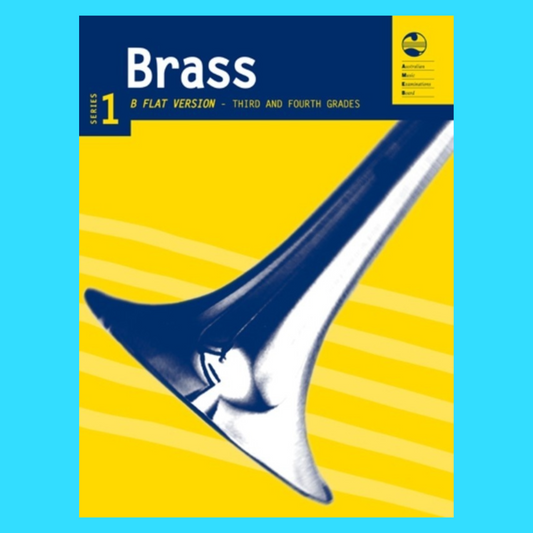 AMEB Brass Series 1 - B Flat Band, Trumpet & Euphonium Grade 3 & 4 Book