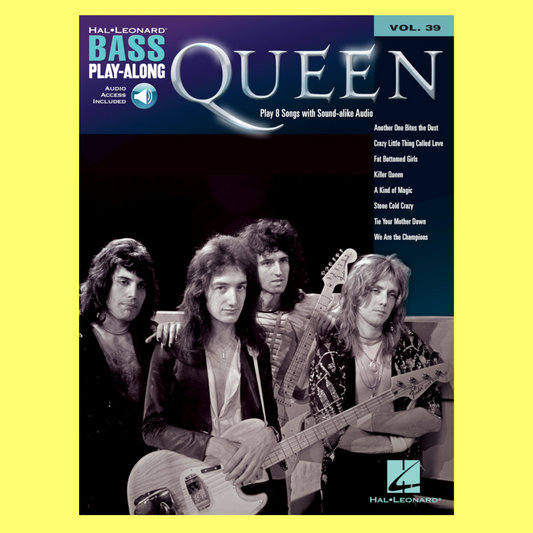 Queen Bass Guitar - Play Along Volume 39 Book/Ola