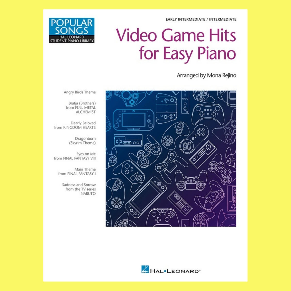 HLSPL Popular Songs - Video Game Hits For Easy Piano Book