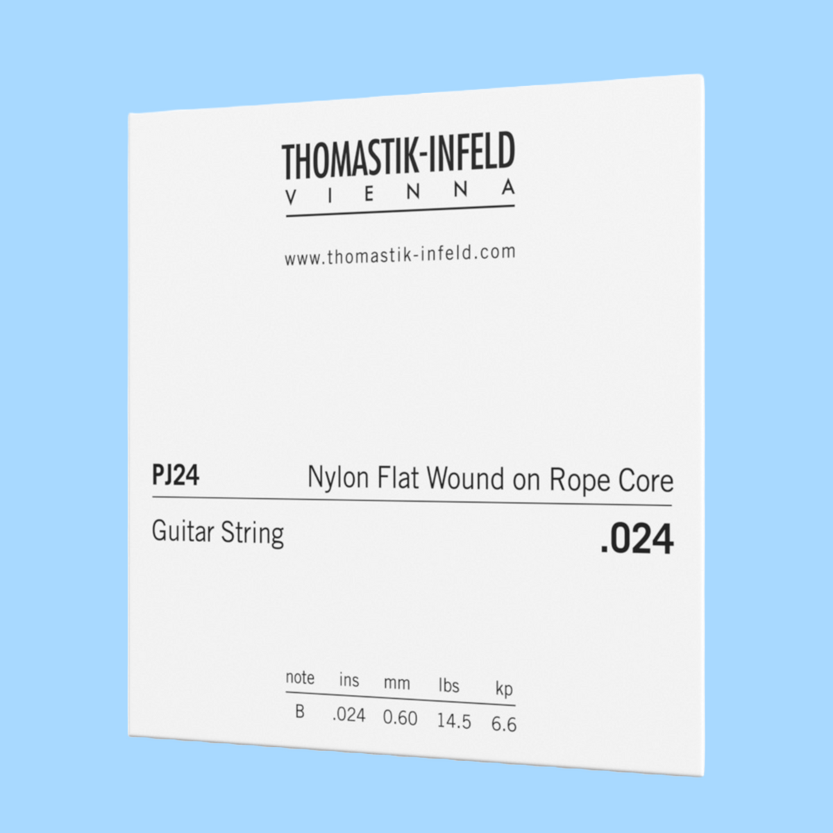 Thomastik PJ24 John Pearse 民谣吉他单弦,规格:0.024
