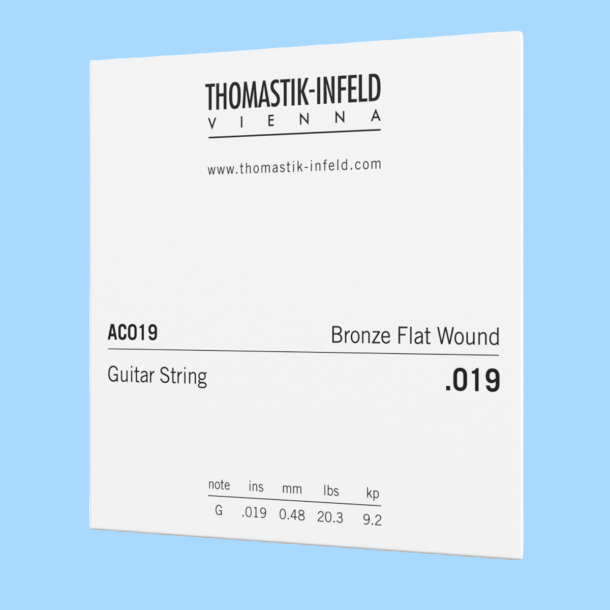 Thomastik Plectrum 原声吉他单根琴弦 - 规格 0.019