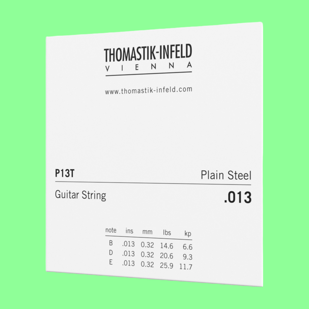 Thomastik 0.013 英寸民谣吉他单弦(镀锡钢丝光弦)