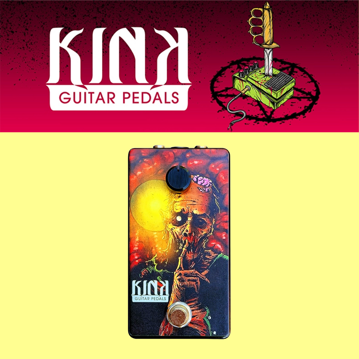 Kink Guitar Pedals - The Librarian Noise Gate Pedal