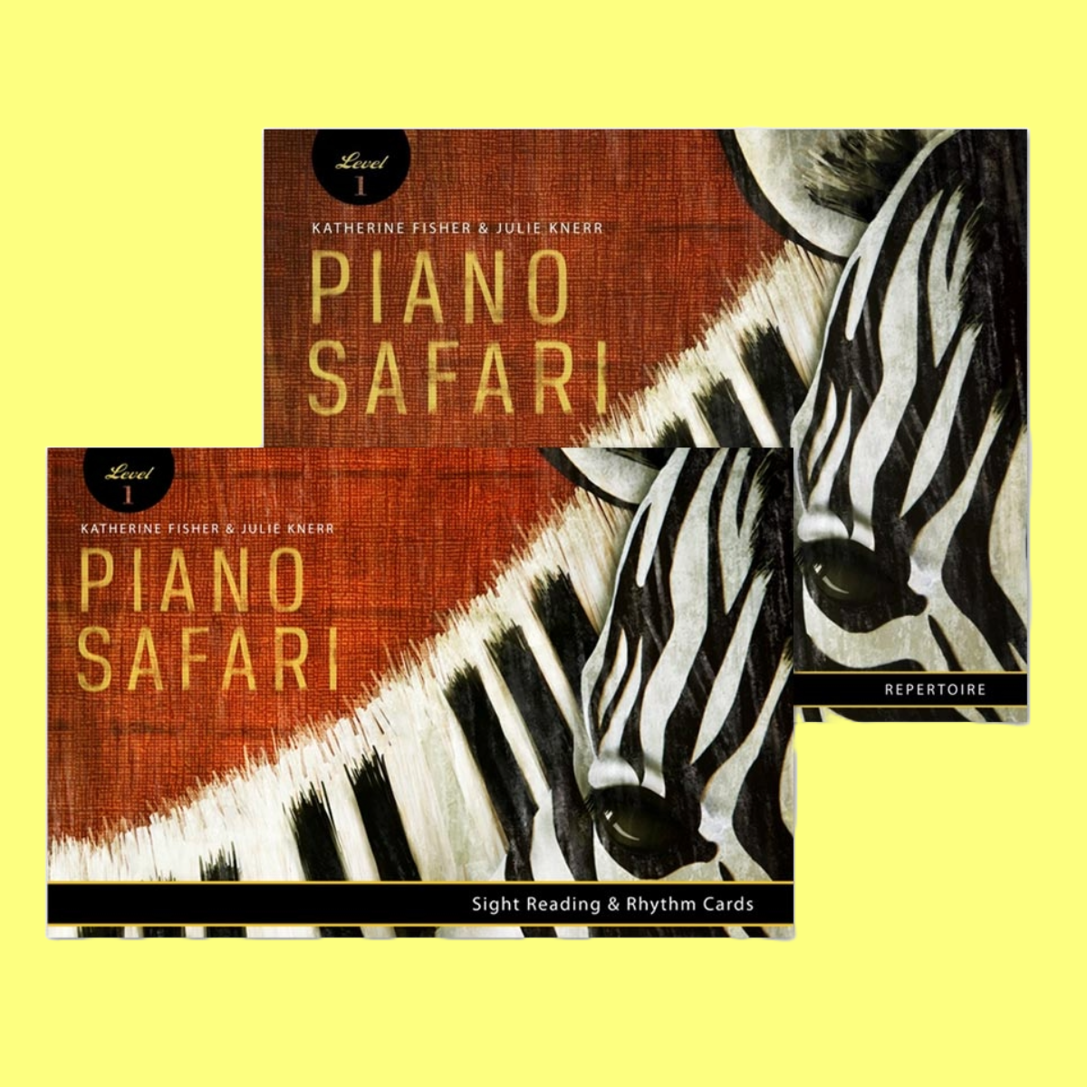 Piano Safari - Level 1 Bundle (Repertoire Book with Audio and Sight Reading Cards)