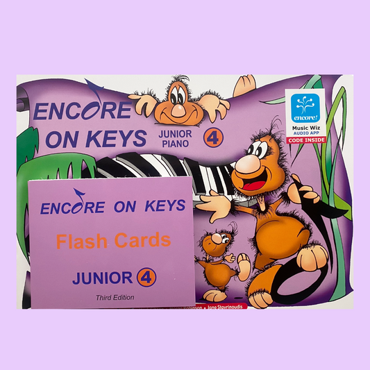 Encore On Keys - Junior Series Level 4 with Book/Audio/Flash Cards