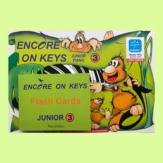Encore On Keys - Junior Series Level 3 with Book/Audio/Flash Cards