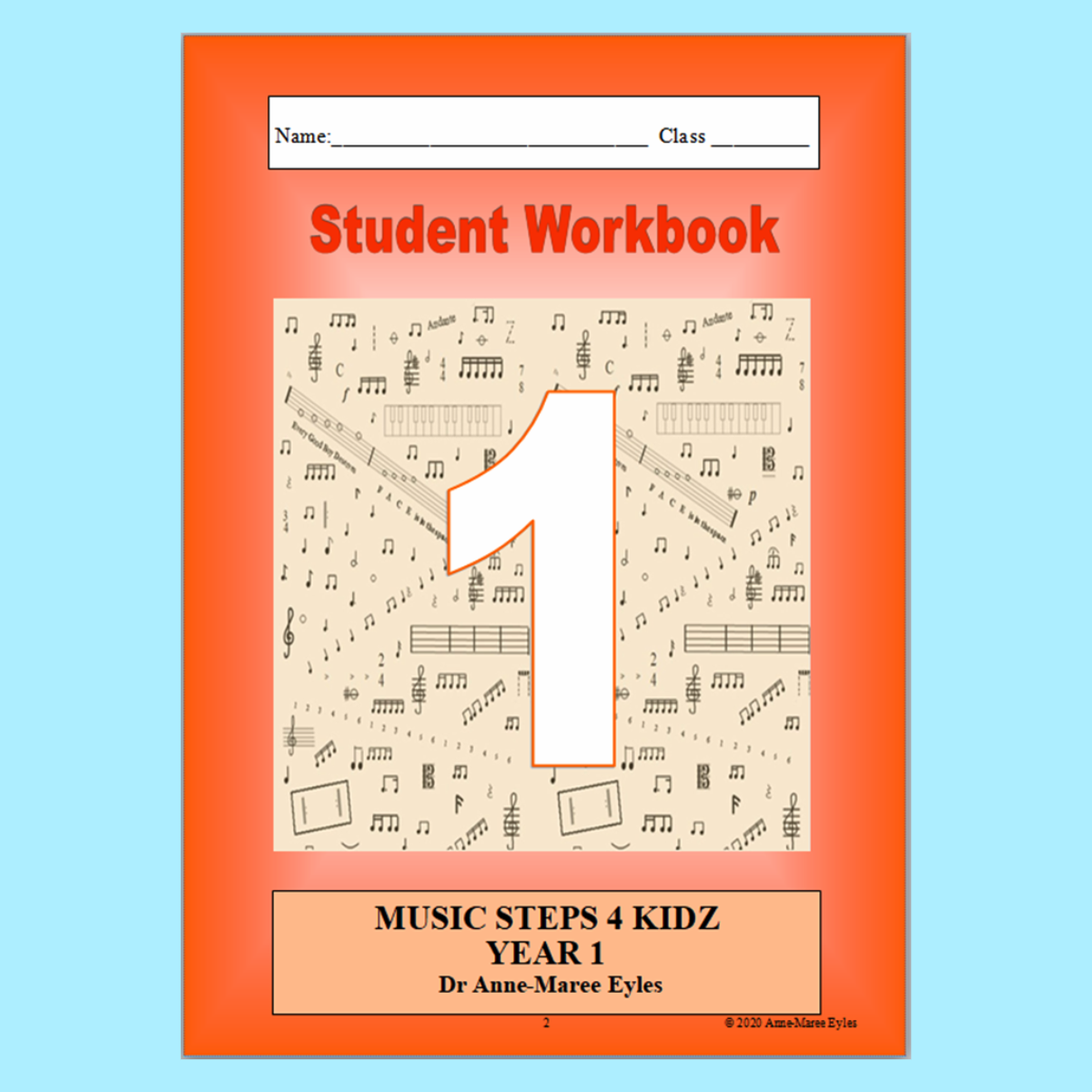 Music Stepz 4 Kidz - Year 1 Student Music Workbook (NEW) 20 Pack Classroom Bundle