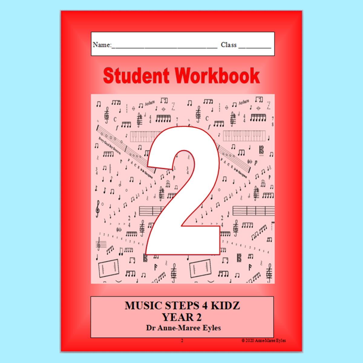Music Stepz 4 Kidz - Year 1 Student Music Workbook (NEW) 20 Pack Classroom Bundle