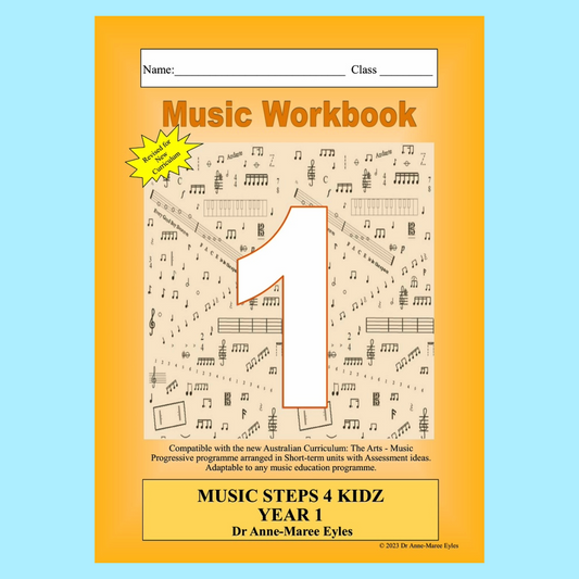 Music Stepz 4 Kidz - Year 1 Student Music Workbook (NEW) Revised Edition