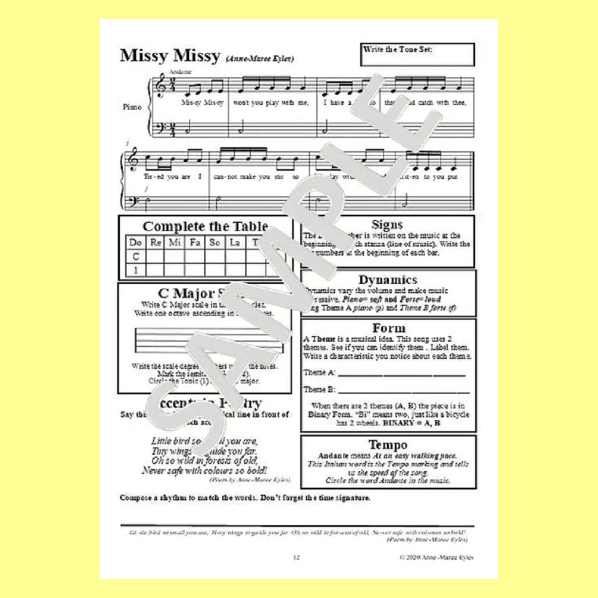 Music Stepz 4 Kidz - Year 5 Student Music Workbook (NEW) 20 Pack Classroom Bundle