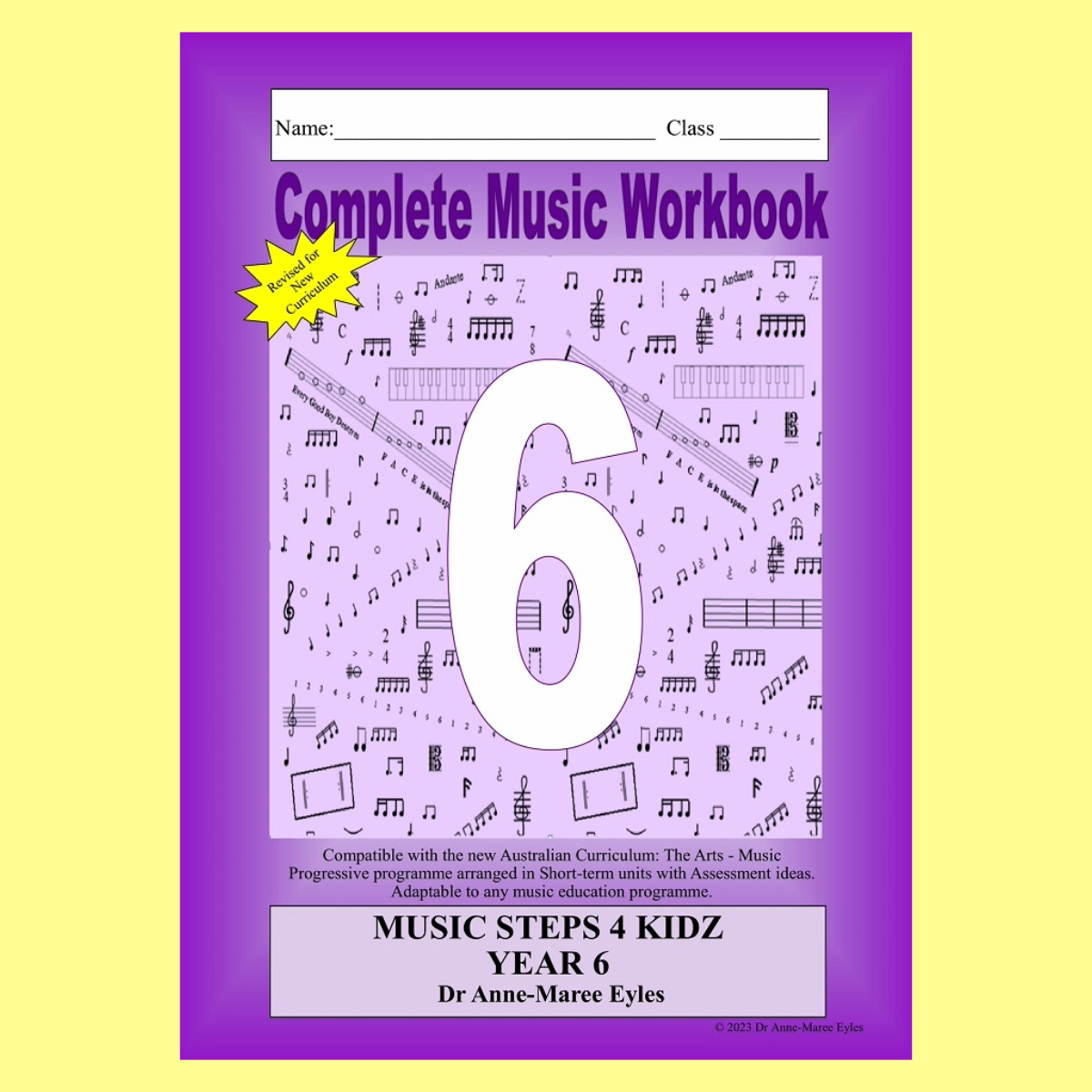 Music Stepz 4 Kidz - Year 6 Student Music Workbook (NEW) 20 Pack Classroom Bundle
