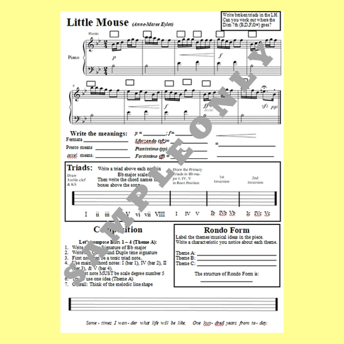 Music Stepz 4 Kidz - Year 6 Student Music Workbook (NEW) 20 Pack Classroom Bundle