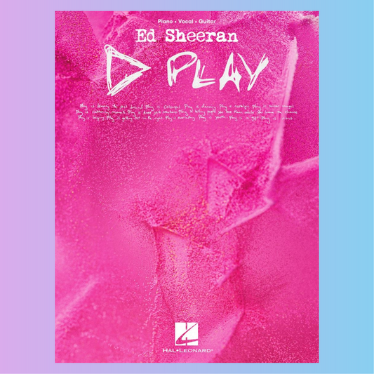 Ed Sheeran – Play Piano/Vocal/Guitar Songbook - NEW (Preorder)