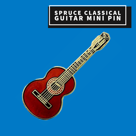 Spruce Classical Guitar Mini Pin Giftware