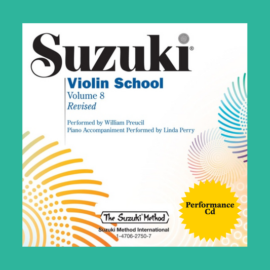 Suzuki Violin School - Volume 8 Accompaniment/ Performance Cd