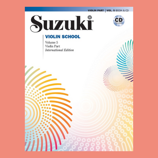 Suzuki Violin School - Volume 5 Violin Part Book/Cd