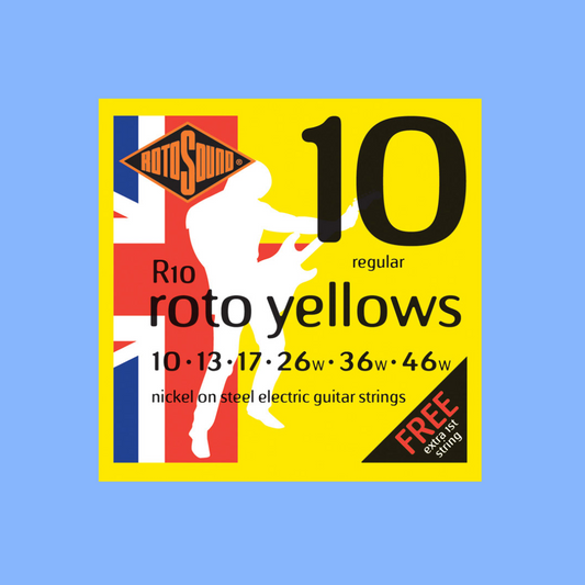 Rotosound R10 Roto Yellows Electric Strings - 10-46