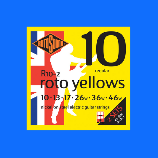 Rotosound R10 Roto Yellows Electric Strings - 10-46 2PK
