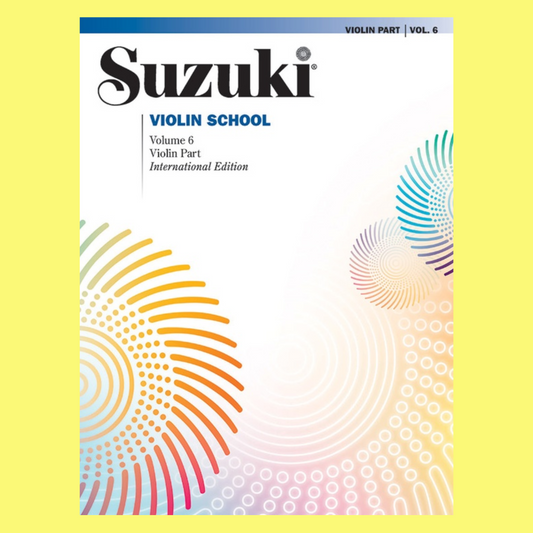 Suzuki Violin School - Volume 6 Violin Part Book