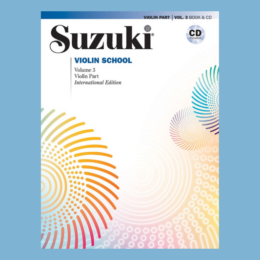 Suzuki Violin School - Volume 3 Violin Part Book/Cd