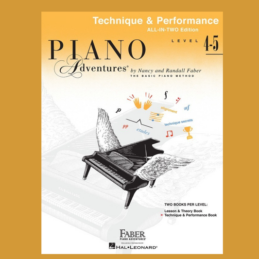 Piano Adventures: All In Two - Level 4-5 Technique & Performance Book Keyboard
