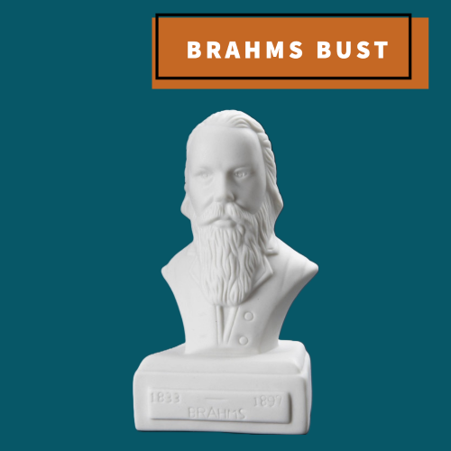 Brahms 5 Inch Composer Bust Giftware
