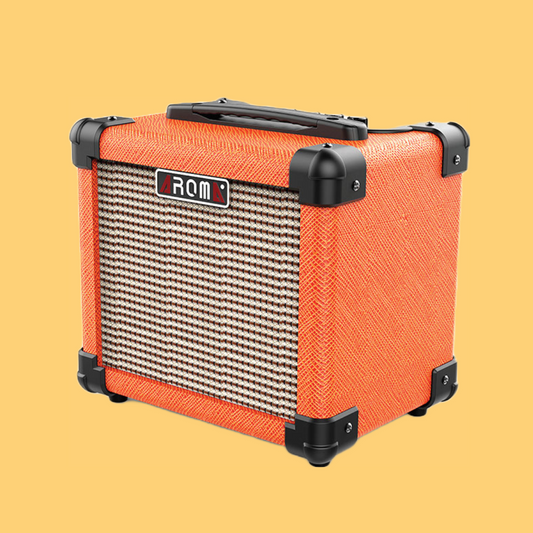 Aroma AG10OR Portable Electric Guitar Amplifier - Orange