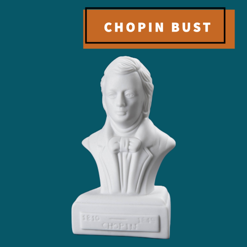Chopin 5 Inch Composer Bust Giftware