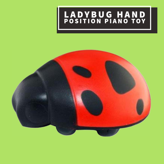 Ladybug Hand Position Piano Toy & Keyboard