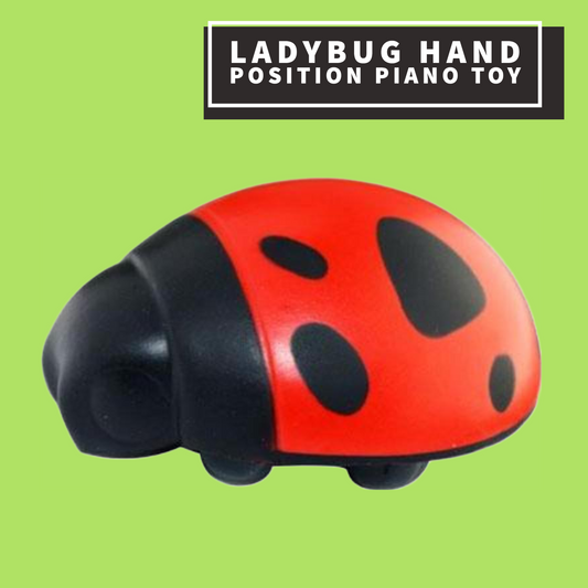 Ladybug Hand Position Piano Toy