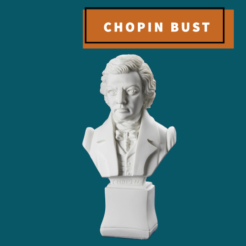 Chopin 7 Inch Composer Statuette Giftware