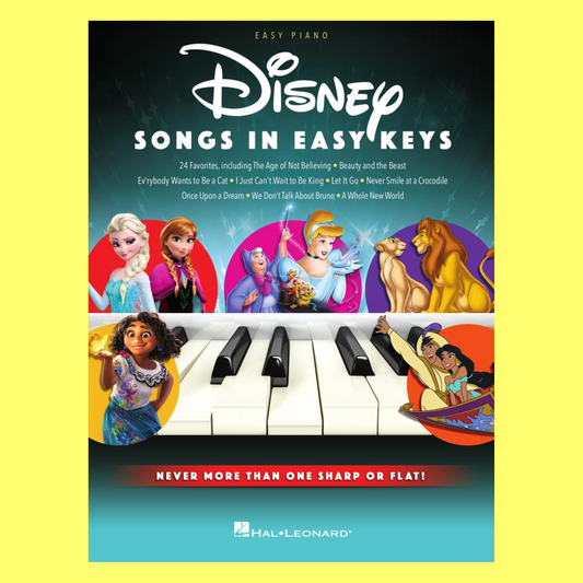 Disney Songs in Easy Keys Piano Book