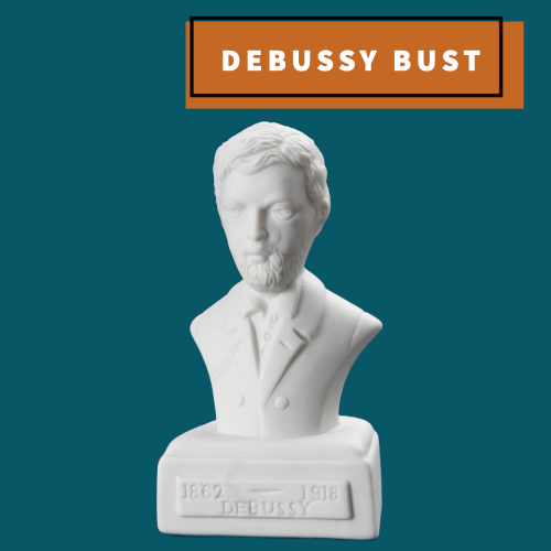 Debussy 5 Inch Composer Bust Giftware