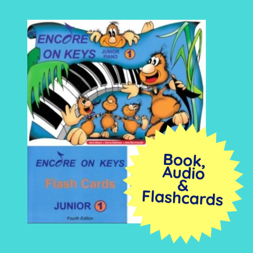 Encore On Keys - Junior Series Level 1 with Book/Audio/Flash Cards