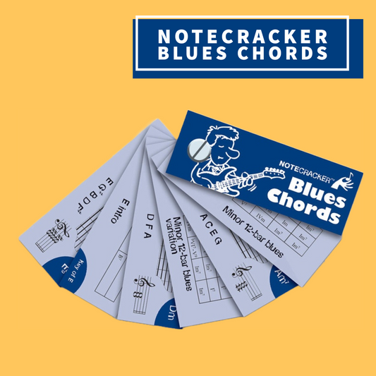 Notecracker Blues Chords - 70 Fun Learning Cards