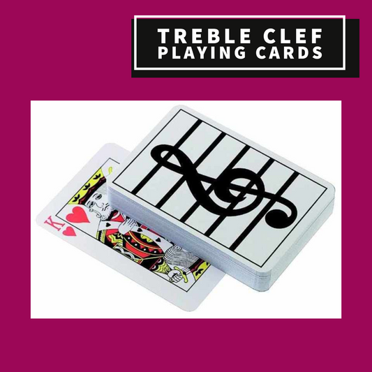 Playing Cards - Treble Clef Design Giftware