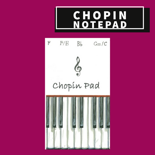 Pocket Notepad - Chopin Design