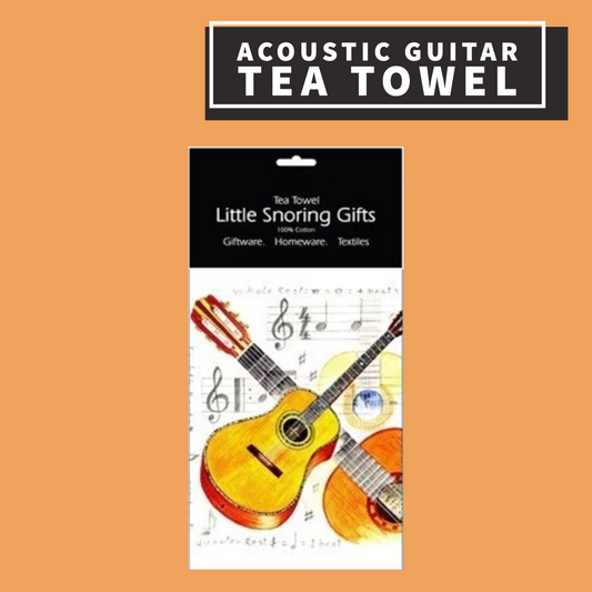 Acoustic Guitar Tea Towel Giftware
